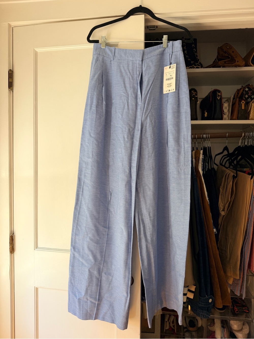 Zara Light Blue Dress Pants - size M